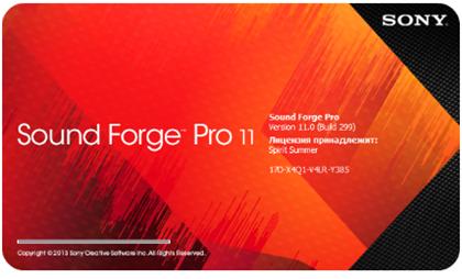 SONY Sound Forge Pro 11.0 Build 299 (2015) PC | Portable by Spirit Summer