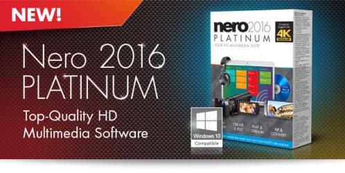 Nero 2016 Platinum 17.0.04500 Retail + ContentPack (2016) PC